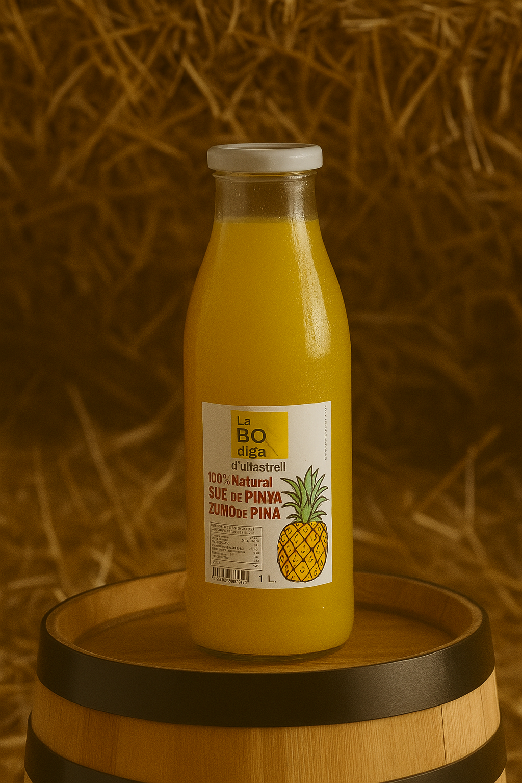 100% Natural Pineapple Juice La Botiga d'Ullastrell 1L