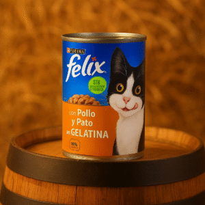 Purina Gelatina Félix con Pollo y Pato 400g – alimento húmedo para gatos